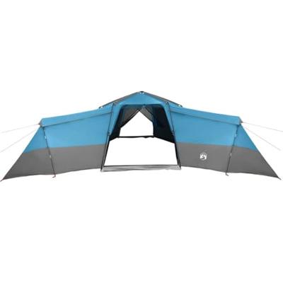 VidaXL Gezinstent met dak met opslag blauw 833 x 585 x 216 cm taft