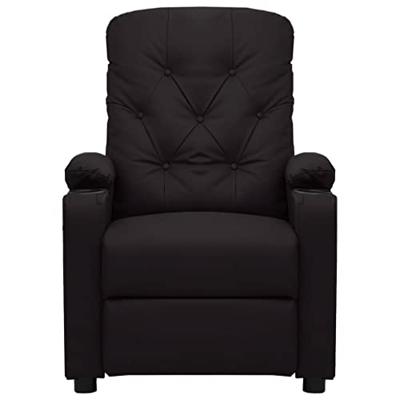 Massagestoel kunstleer zwart Massagestoel kunstleer zwart