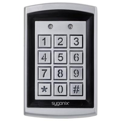 Sygonix SY-6428612 Codetoetsenbord met RFID Oppervlakmontage 12 V DC/AC, 24 V DC/AC IP66 Met verlicht toetsenbord - thumbnail