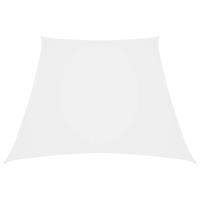 VidaXL Zonnescherm trapezium 4/5x4 m oxford stof wit - thumbnail