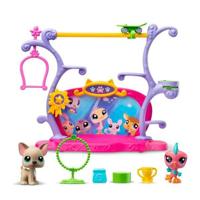 BANDAI - Littlest Pet Shop - Pets Got Talent Speelset - Speelset met 2 dieren, decor en accessoires - BF00558 - thumbnail