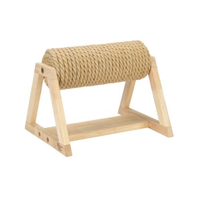 Designed by Lotte Houten Krabpaal op voet Yves 36 x 29,5 x 28 cm