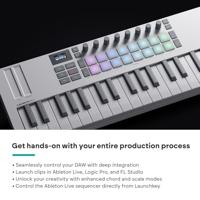 Novation LaunchKey Mini 37 MK4 WH USB/MIDI keyboard - thumbnail