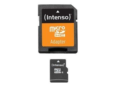 Intenso 32 GB Micro SDHC-Card microSDHC-kaart 32 GB Class 4 Incl. SD-adapter
