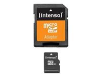 Intenso 32 GB Micro SDHC-Card microSDHC-kaart 32 GB Class 4 Incl. SD-adapter - thumbnail