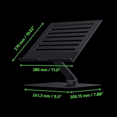 Razer Adjustable Laptop Stand 18 Zwart Razer Adjustable Laptop Stand 18 Zwart