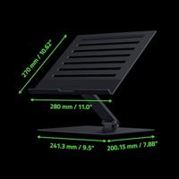 Razer Adjustable Laptop Stand 18 Zwart - thumbnail