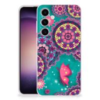 Samsung Galaxy S24 | Hoesje maken | Cirkels en Vlinders - thumbnail