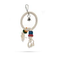 Beeztees Sirko - Vogelspeelgoed - Katoen - Middel - 28 cm - thumbnail