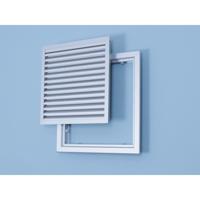 Whirlpool Rooster Voor Gatmaat (bxh) 200 X 200mm - Aluminium - Uitneembaar Binnenwerk - thumbnail