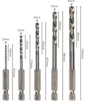 Bosch Accessories 2608595525 Hout-spiraalboorset 5-delig 2 mm, 3 mm, 4 mm, 5 mm, 6 mm 1/4 (6.3 mm) 1 set(s) - thumbnail