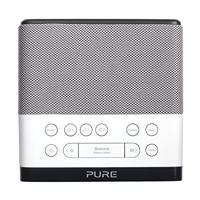 Pure P147504 Siesta Rise Bluetooth wekker (digitale radio, DAB en FM-wekker, Bluetooth, USB, AUX, Sleep-Timer, wekfunctie, CrystalVue Display, 20 zenderopslaglocaties), Wit - thumbnail