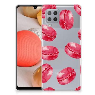 Samsung Galaxy A42 | Siliconen Case | Pink Macarons