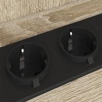 Nachtkastje Sonoma eiken 38 x 31 x 61 cm Bewerkt hout - thumbnail