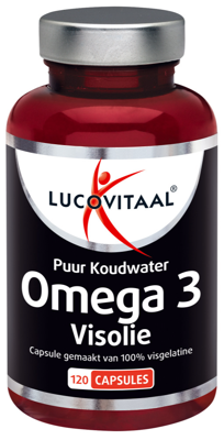Lucovitaal Omega 3 Visolie Puur Koudwater 120Capsules Lucovitaal Omega 3 Visolie Puur Koudwater 120Capsules