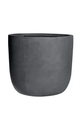 Mcollections Bloempot Egg - 46 x 43 cm - Clayfibre - Grijs