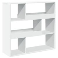 Boekenkast/kamerscherm 100x33x94,5 cm wit - thumbnail