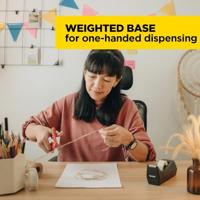 Quantore Plakbandhouder scotch c38 zwart - thumbnail