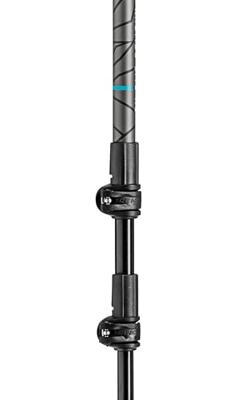 Leki Khumbu Lite AS Wandelstokken Black/Petrol/Dark-Anthracite 100-135 cm Leki Khumbu Lite AS Wandelstokken Black/Petrol/Dark-Anthracite 100-135 cm