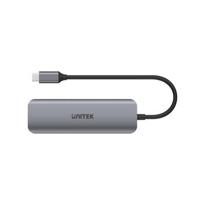 UNITEK H1107A interface hub USB 3.2 Gen 1 (3.1 Gen 1) Type-A 5000 Mbit/s Grijs