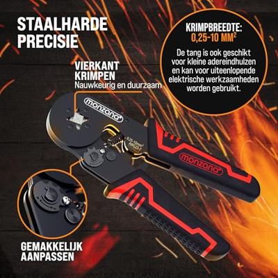 Krimptang inclusief 1200st. kabel eindhulzen