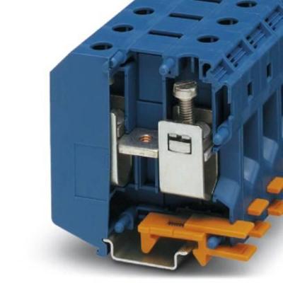 Phoenix Contact 3009105 Doorgangsserieklem 20 mm Schroeven Blauw 10 stuk(s)