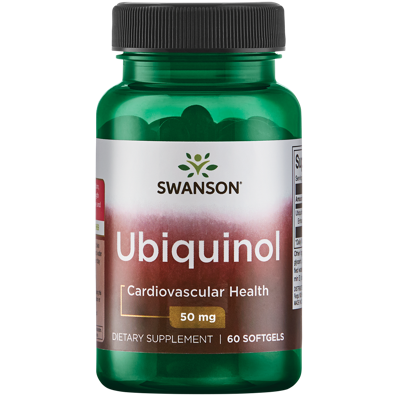 Ultra 100% Pure & Natural Ubiquinol (kaneka Qh®) 50mg | Swanson | Ultra 100% Pure & Natural Ubiquinol (kaneka Qh®) 50mg | Swanson |