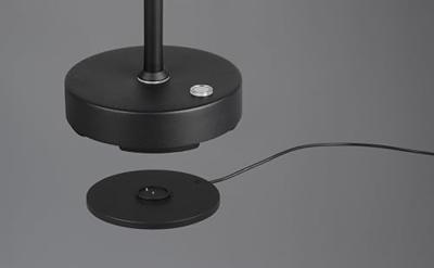 Trio Zwarte bureaulampMoreno oplaadbaar - R54561132
