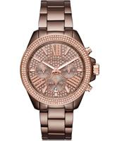 Horlogeband Michael Kors MK6411 Staal Bruin 20mm