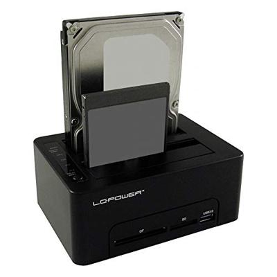 LC-Power LC-DOCK-U3-CR basisstation voor opslagstations USB 3.0 Type-A Zwart LC-Power LC-DOCK-U3-CR basisstation voor opslagstations USB 3.0 Type-A Zwart
