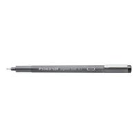 Fineliner staedtler pigment 308 0.3mm zwart | 10 stuks - thumbnail