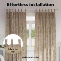 VidaXL Velvet gordijnen 2 pcs champagne 245 x 140 cm fluweel - thumbnail