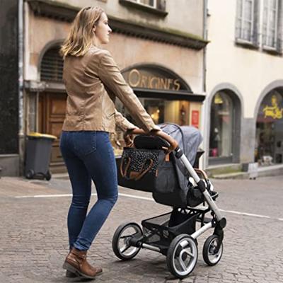 Badabulle Luiertas Pocketstyle camel en zwart