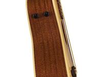 Fender Malibu Player Natural WN Gold Pickguard elektrisch-akoestische westerngitaar - thumbnail