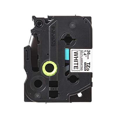 Brother TZESL261 Labeltape zelflaminerend Tapekleur: Wit Tekstkleur: Zwart 36 mm 8 m