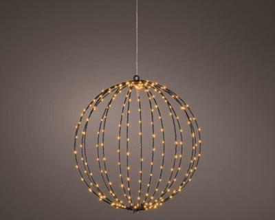 Frame light micro LED buiten dia. 38 cm zwart/klassiek warm II Lumineo - Lumineo