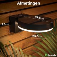 Brendz solar wandlamp malabo - thumbnail
