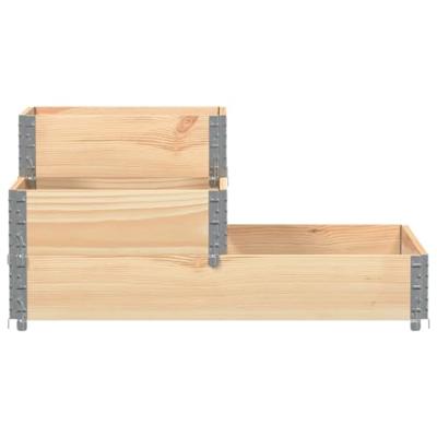 Verhoogde plantenbak 3-laags 120x80 cm massief grenenhout Verhoogde plantenbak 3-laags 120x80 cm massief grenenhout