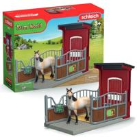 schleich FARM WORLD ponybox met mustangmerrie 42724 - thumbnail
