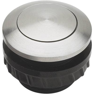 Grothe 62000 Belknop 1-voudig RVS 12 V/1,5 A