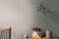 Architects Paper Art of Eden - Grijs - Geruit Behang - 390646 - thumbnail