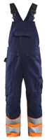 Blåkläder High-Vis bretelbroek 26621800 | Marineblauw/Oranje | Maat 54 - 7330509727485 - thumbnail