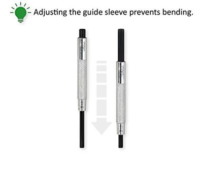 Rennsteig Werkzeuge Pendrijvers met huls, set in de standaard 457 102 5 Rennsteig Werkzeuge Pendrijvers met huls, set in de standaard 457 102 5