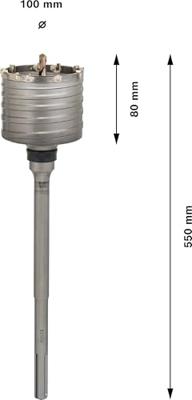 Bosch Accessories Bosch Power Tools F00Y145200 Boorkroon 1 stuks 100 mm 1 stuk(s) - thumbnail