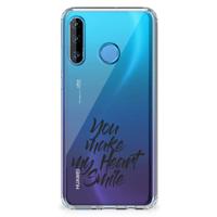 Huawei P30 Lite Telefoonhoesje met tekst Heart Smile - thumbnail