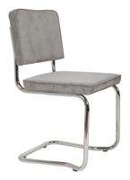 Zuiver Eetkamerstoel 'Ridge' Rib Kink, kleur Lichtgrijs - thumbnail