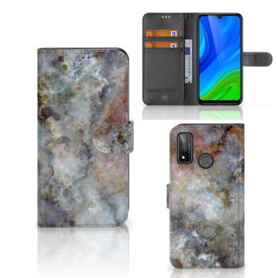 Huawei P Smart 2020 | Bookcase | Marmer Grijs