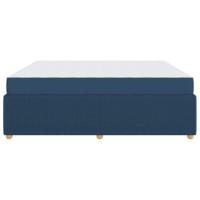 Bedframe met matras met matras Blauw 180 x 200 cm Stof - thumbnail