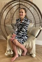 Little Zebra badjas / kinderbadjas - M (7-8 jaar) - thumbnail