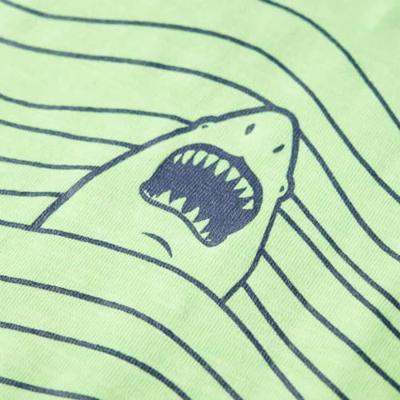 Kindershirt 128 neongroen - thumbnail